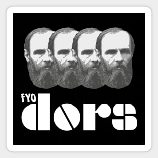 Dostoevsky / The Doors Mashup Magnet